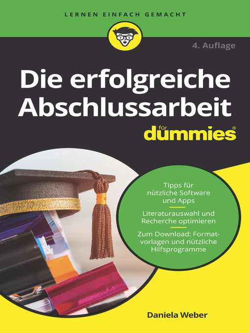 Title details for Die erfolgreiche Abschlussarbeit für Dummies by Daniela Weber - Available